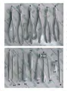 Tooth instrument set W - BY