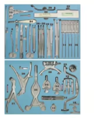 Microsurgical instrument set SSW - 3